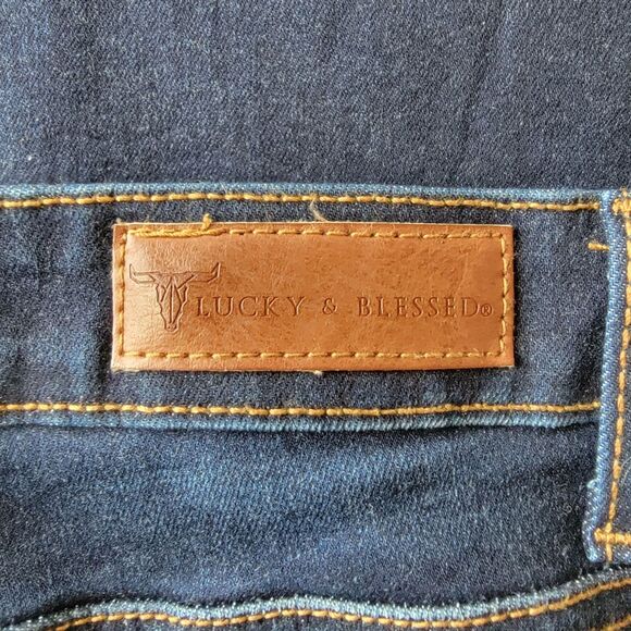 Lucky & Blessed Jeans – High Rise Bell Bottom Flare - Size 2 (Fit 26x34) - Picture 14 of 16